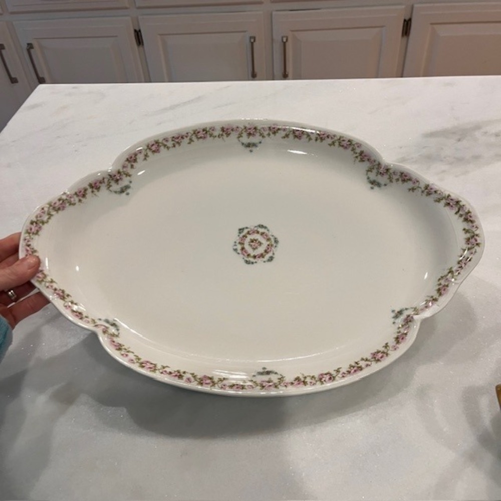 Theodore Haviland Serving Dish Set Floral Gold Trim Elegant China - Picture 2 of 10